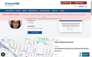 Steward Neurology Specialists of Fall River website
