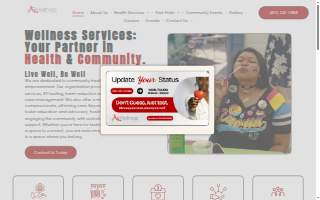 Flint Wellness Center website