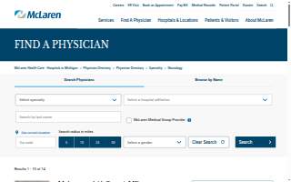 Flint Neuro Science Center website