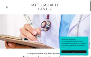 Maple Medical Center website