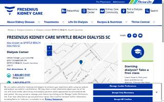 Fresenius Medical Care at Provena St. Joseph Medical Center website