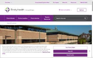 Trinity Health Medical Center Wege website