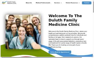 Duluth Family Medicine Clinic website
