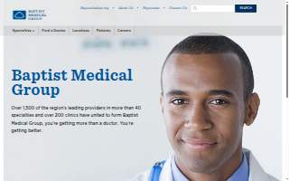 Baptist Memorial Medical Group website