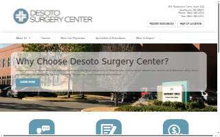 Desoto Surgery Center website