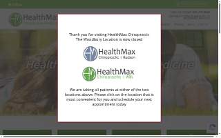 HealthMax Progressive Medicine website