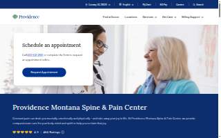 Providence Montana Spine and Pain Center website
