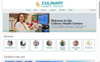 Culinary Health Center – Nellis website
