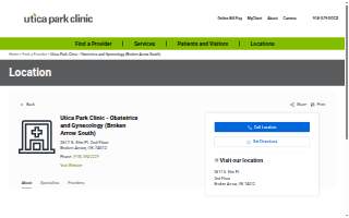 Utica Park Clinic - Obstetrics and Gynecology (Broken Arrow South) website