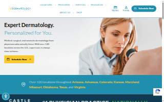 U.S. Dermatology Partners Woodward website