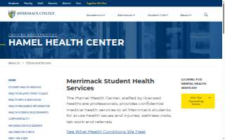 Hamel Health Center website