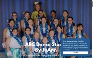 ABC Dance Studio By Joann website