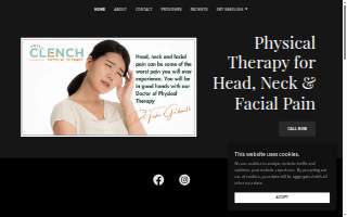 Clench Physical Therapy website