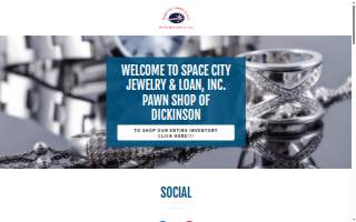 Space City Jewelry & Loan of Dickinson website