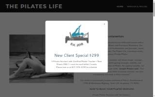 The Pilates Life website