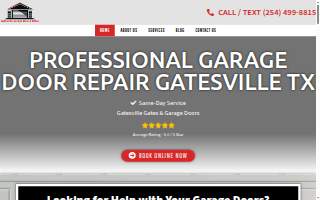 Gatesville Garage Door & Gates website