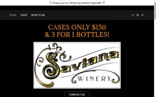 Saviana Winery website