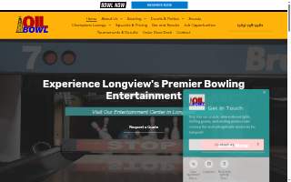 Oil Bowl Lanes website