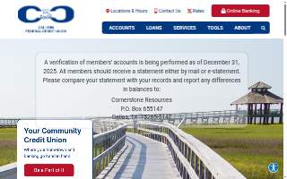 Cal-Com Federal Credit Union website
