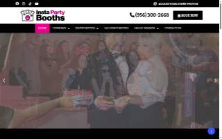 Instapartybooths of Rio Grande City website