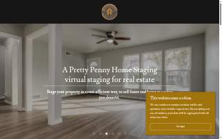 A Pretty Penny Home Staging website