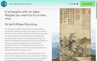 Central Meridian Acupuncture Wellness website