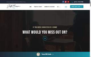 Jeff Brown Law website