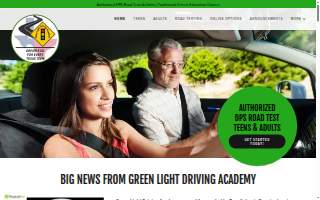 Green Light Driving Academy - Roanoke website