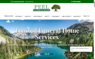 Peel Funeral Home website