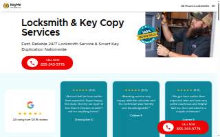 KeyMe Locksmiths of Roy website