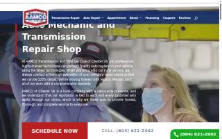 AAMCO Transmissions & Total Car Care website