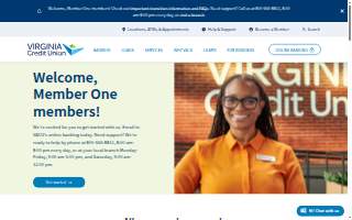 Virginia Credit Union website