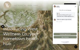 West Wellness Co. website