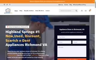 Appliance Worlds RVA - New & Used Appliances Highland Springs website