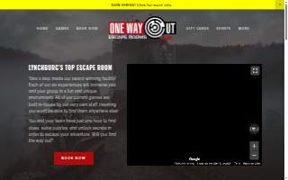 One Way Out Lynchburg VA Escape Room website