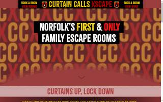 Curtain Calls Xscape website