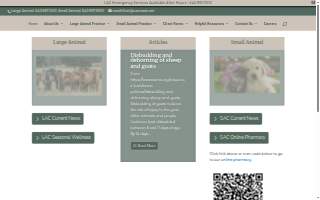 Rose Hill Veterinary Practice website