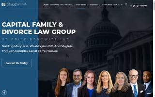 Capital Family & Divorce Law Group website