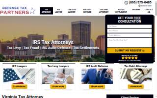 Defense Tax Partners - Tax Attorney, IRS Tax Relief Settlement, Free Consultation website