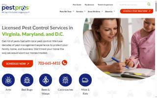 My Pest Pros website