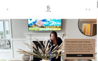B Decor Staging and Interior Design Virginia & Maryland website