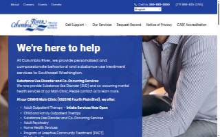 Columbia River Mental Health Services website