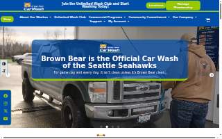 Brown Bear Car Wash of Cheney website