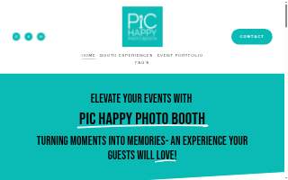 PIC HAPPY Photo Booth website