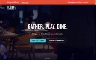Ocean 5 Bowling Alley website