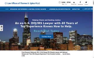 Law Offices of Thomas D. Sykes PLLC website