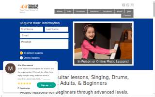 School of Music website