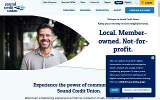 Sound Credit Union Mukilteo website