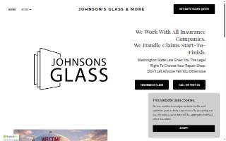 Johnson Glass and More website