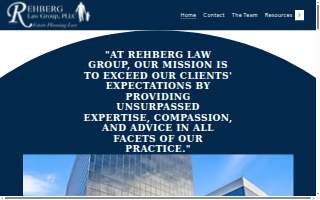 Rehberg Law Group website